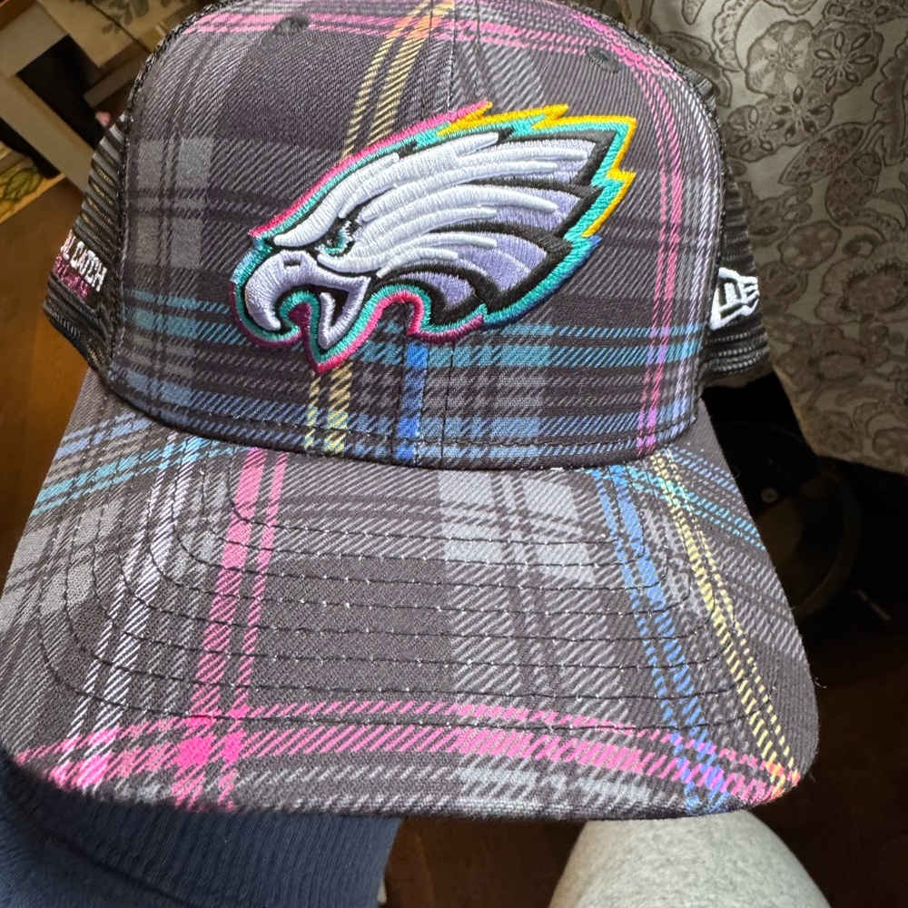 Philadelphia eagles breast cancer awareness hat